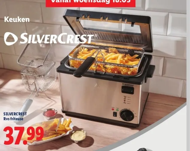 Aanbieding: Rvs friteuse