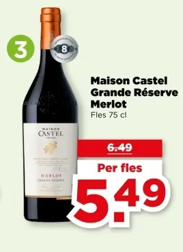 Aanbieding: Maison Castel Grande Réserve Merlot