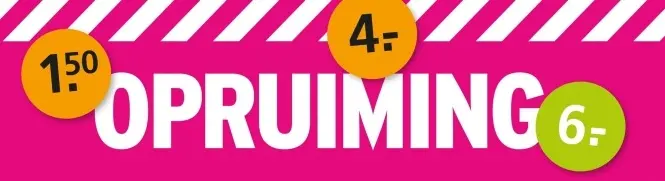 Aanbieding: Opruiming
