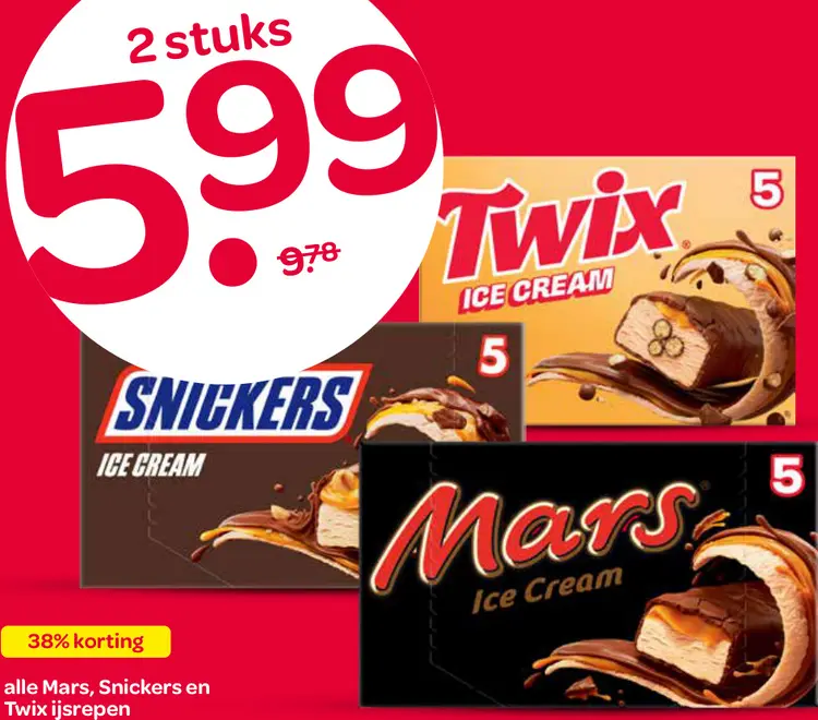 Aanbieding: Ijsrepen