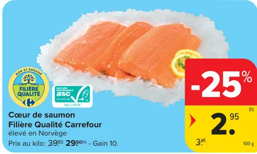 Offre: Cœur de saumon