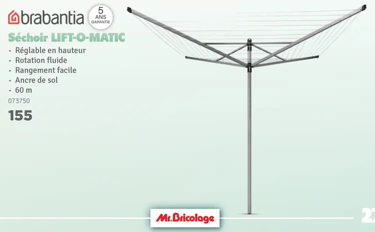 Offre: Séchoir LIFT-O-MATIC