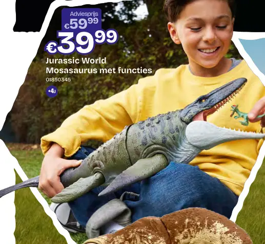 Aanbieding: Mosasaurus met functies