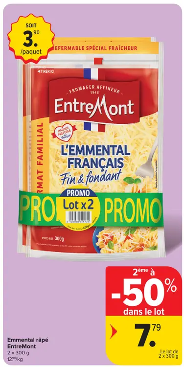 Offre: Emmental râpé