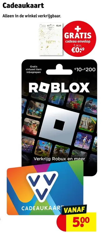 Aanbieding: Cadeaukaart