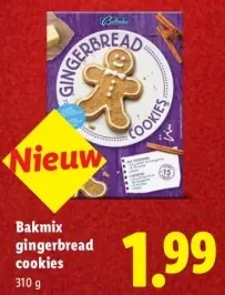 Aanbieding: Bakmix gingerbread cookies