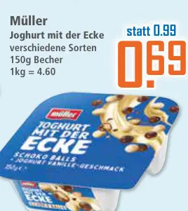 Aanbieding: Joghurt mit der Ecke
