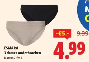 Aanbieding: 3 dames onderbroeken