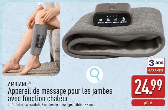 Offre: Appareil de massage pour les jambes avec fonc