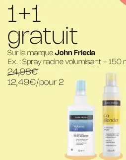 Offre: Spray racine volumisant