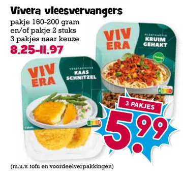Aanbieding: Vivera vleesvervangers