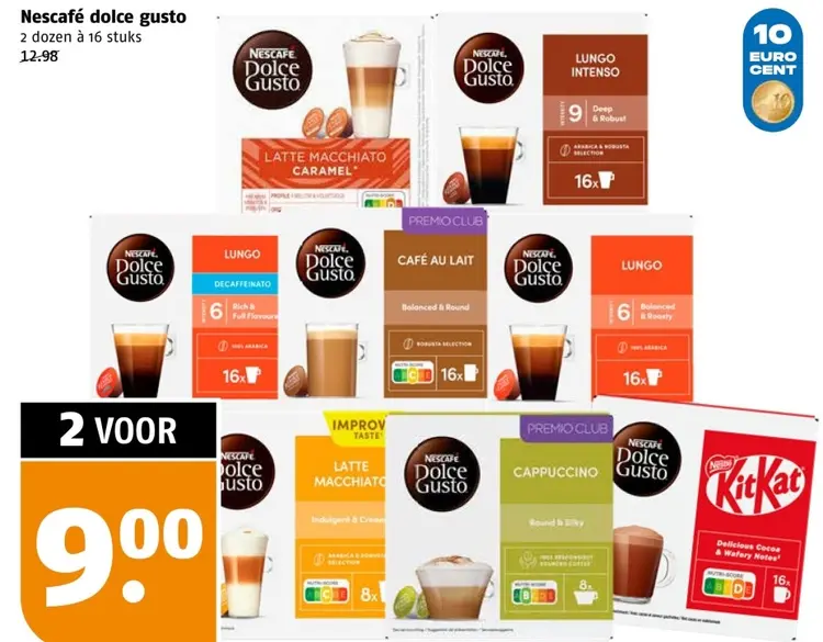 Aanbieding: Nescafé dolce gusto