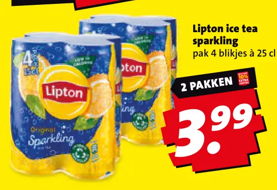 Aanbieding: Lipton ice tea sparkling