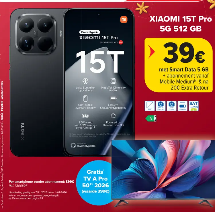 Promotie: XIAOMI 15T Pro 5G 512 GB