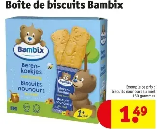 Offre: Boîte de biscuits Bambix
