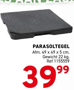 Promotie: Parasoltegel