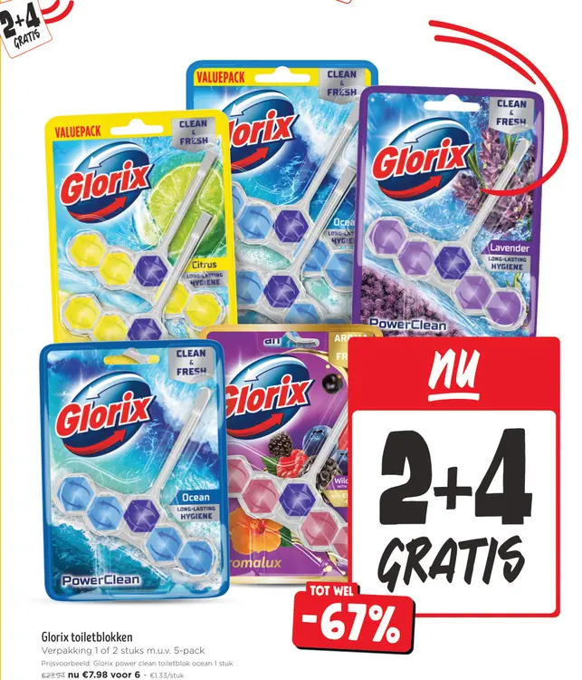 Promotie: toiletblokken