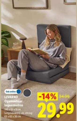 Aanbieding: Opvouwbaar logeermatras