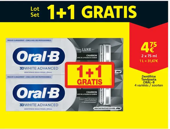 Offre: Dentifrice