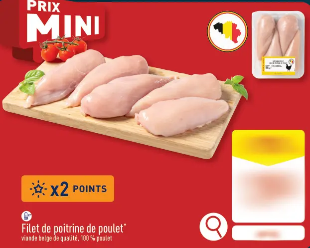 Offre: Filet de poitrine de poulet