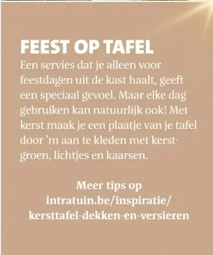 Promotie: Feest op tafel