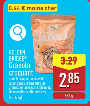 Offre: Granola croquant