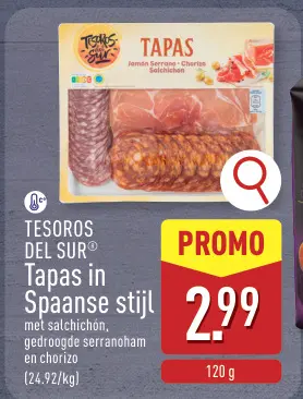 Promotie: Tapas in Spaanse stijl