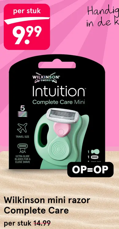 Aanbieding: Mini razor Complete Care