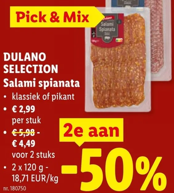 Promotie: Salami spianata