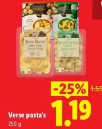 Aanbieding: Verse pasta's