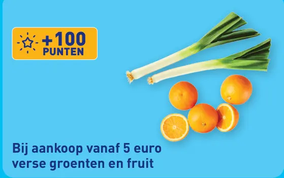 Promotie: verse groenten en fruit