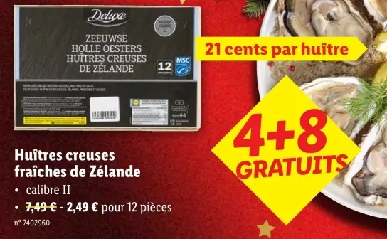 Offre: Huîtres creuses fraîches de Zélande