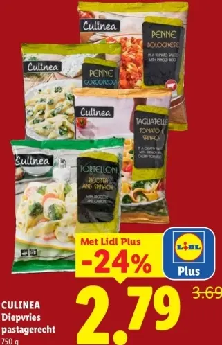 Aanbieding: CULINEA Diepvries pastagerecht