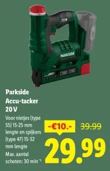 Aanbieding: Accu-tacker