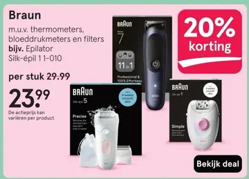 Aanbieding: Braun Epilator