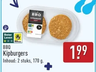 Aanbieding: BBQ Kipburgers