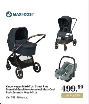 Aanbieding: Kinderwagen Maxi-Cosi Street Plus Essential G