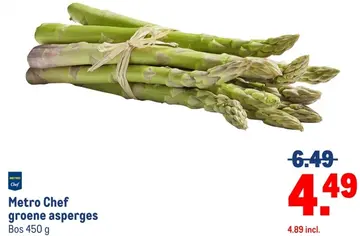 Aanbieding: Metro Chef groene asperges