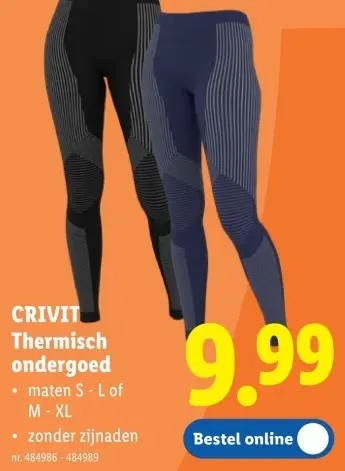 Promotie: Thermisch ondergoed