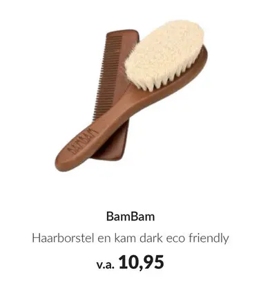 Aanbieding: Haarborstel en kam dark eco friendly