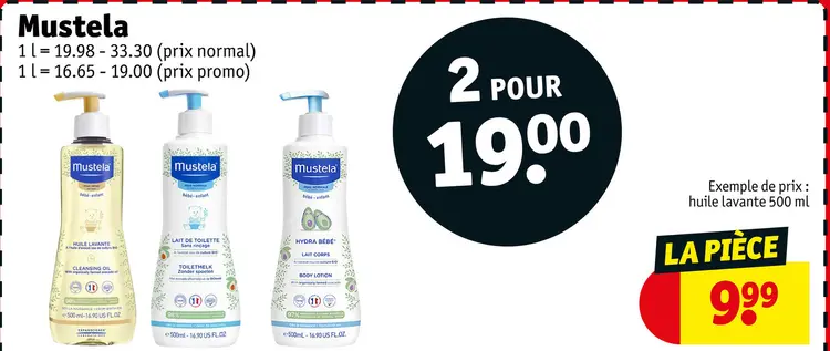 Offre: Mustela