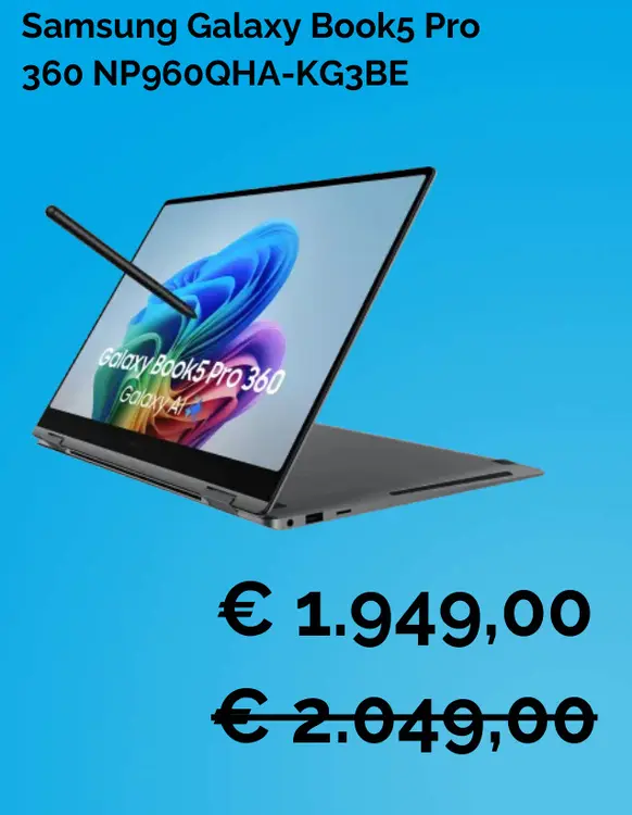 Promotie: Galaxy Book5 Pro 360