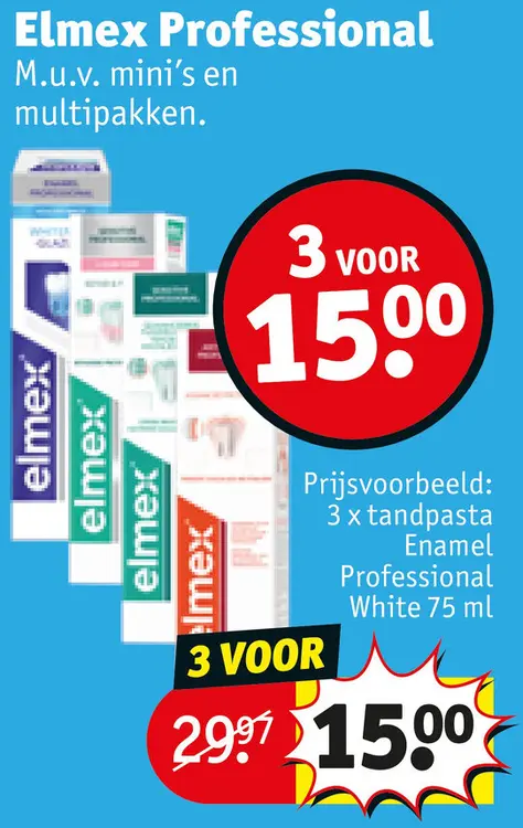 Promotie: Elmex Professional