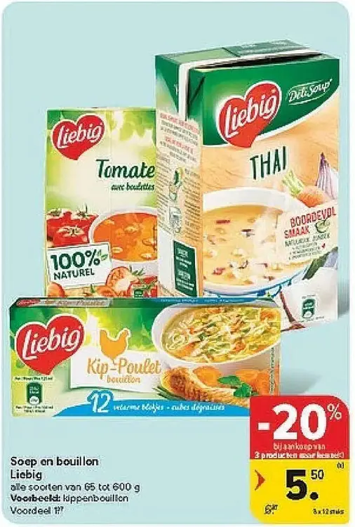 Promotie: Soep en bouillon