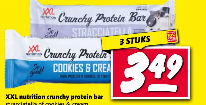 Aanbieding: crunchy protein bar