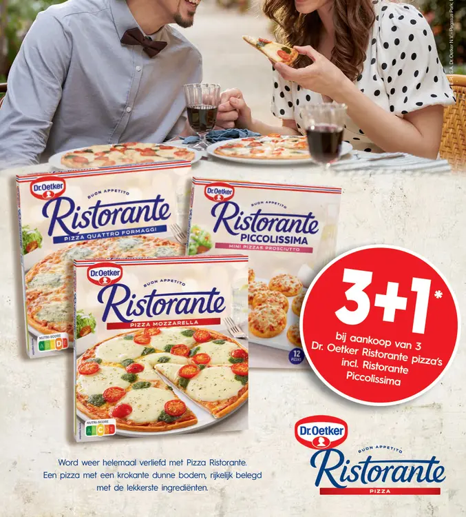 Promotie: Ristorante pizza's