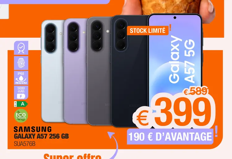 Offre: Galaxy a57 256 gb