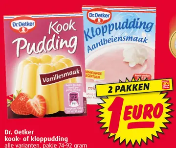 Aanbieding: Dr. Oetker kook- of kloppudding