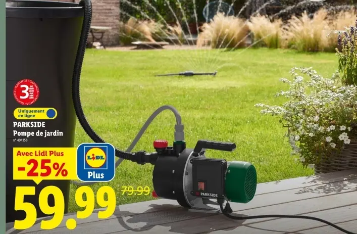 Offre: Pompe de jardin