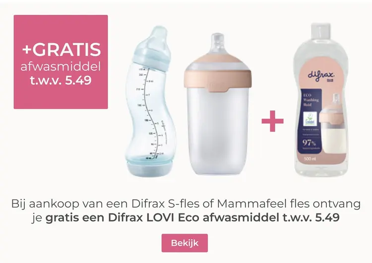 Aanbieding: Difrax LOVI Eco afwasmiddel